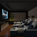 SPA Sauna Relaxation Space With Modern Design Comfortable Seats And Ambient Lighting