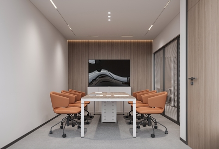 Modern Conference Room 3d model