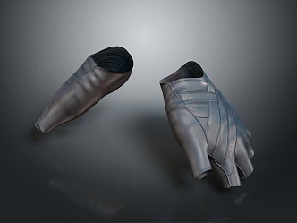 Finger-free Gloves Handguard Realistic 3d model