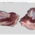 pork meat pieces 3d model