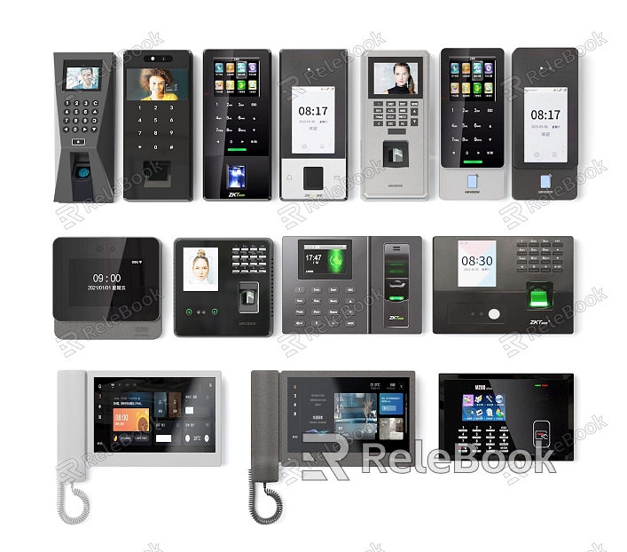 Fingerprint machine face machine recognition machine face recognition machine phone punch machine model