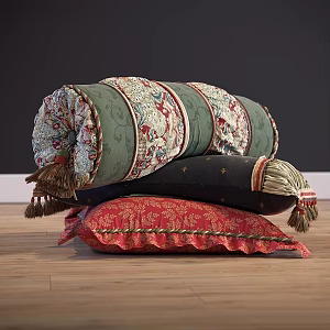 Vintage pillow 3d model