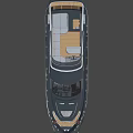 Elegant Black Luxury Yacht Exterior Design With Sleek Hull And Deck Features