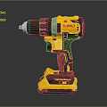 DEWALT Cordless Drill Yellow And Black Powerful Tool For Home Improvement Projects