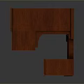 Elegant Modern Wooden Bedside Table With Drawer And Red Finish Design