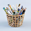 Woven Storage Baskets for Organizing Stationery Towels Cushions and Magazines in Home