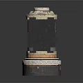 Industrial Mechanical Component With Transparent Body Copper Ring Golden Top And Black Base