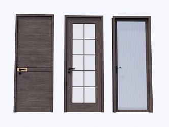 Modern Home Door 3d model