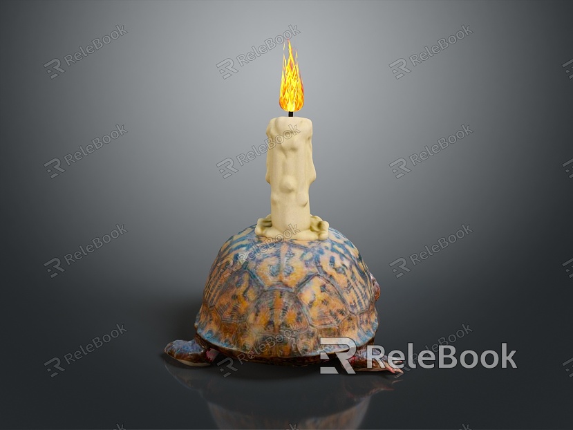 Candle Lighting Supplies Red Candle White Candle Candle Dinner Realistic model