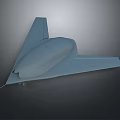 Gray Unmanned Aerial Vehicle 3D Model With Aerodynamic Wing And Fuselage Design