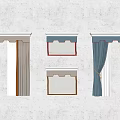 Stylish Curtain Designs With Valance Details And Different Color Options for Windows