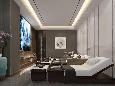 Foot bath room 3d model