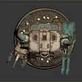 Mech Warrior Mech Soldier Machine Battlearm Mechanical Battlearm Machine Fighter Robot 3d model