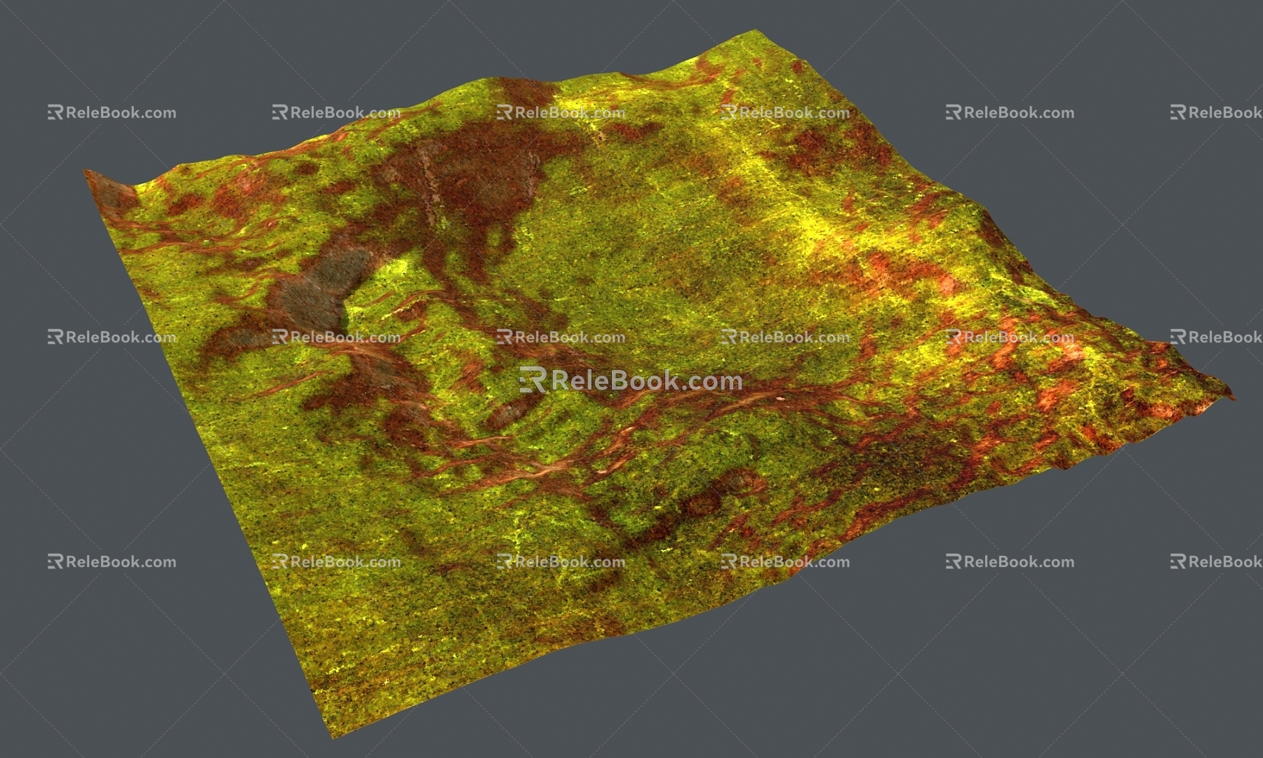 Geographical Vein Topography Mountain Ridge Ridge Valley 3d model