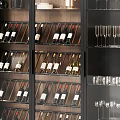 Wine Library multi-function wine cabinet 3d model