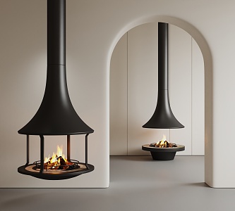 Fireplace 3d model