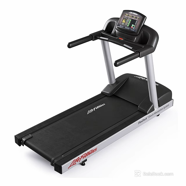 NordicTrack X11i Treadmill With Control Panel Running Belt And Silver Black Design 3d model 
