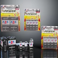 ABC Rayfire Power Batteries in AA AAA Sizes with Packaging