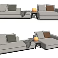 Modern Multiplayer Sofa 3d model