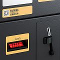 Modern ATM Parking Machine Timer Coin Slot Machine Service Terminal ATM Parking 3d model