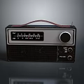 Vintage Radio With FM MW Band Retro Design And Portable Handle