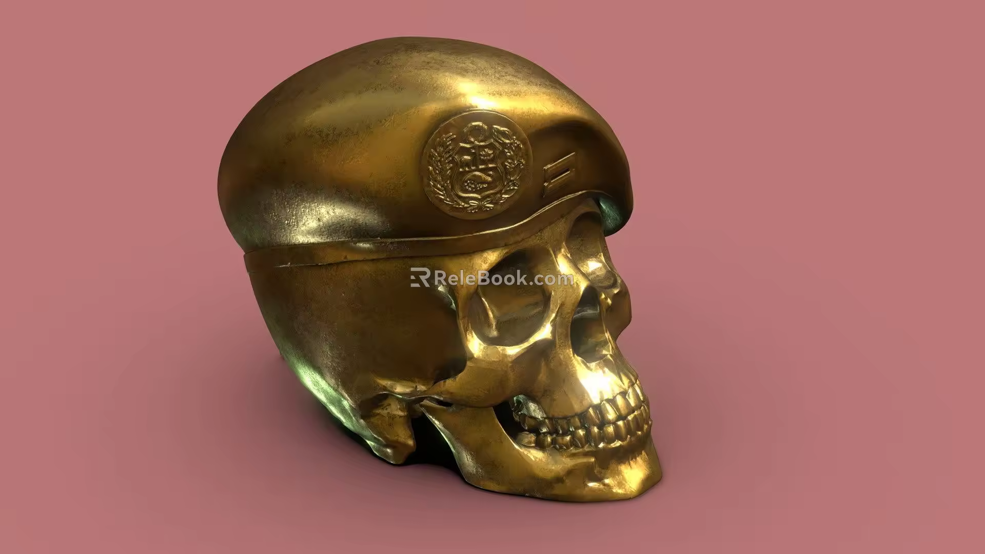 Peruvian Beret Skull 3d model