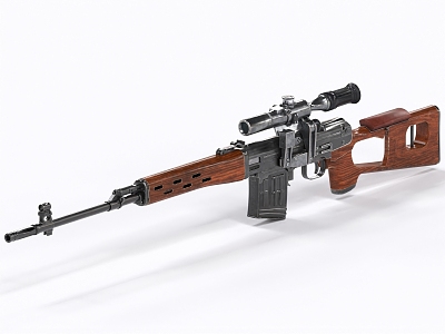 SVD Sniper Rifle Sniper Guns 3d model