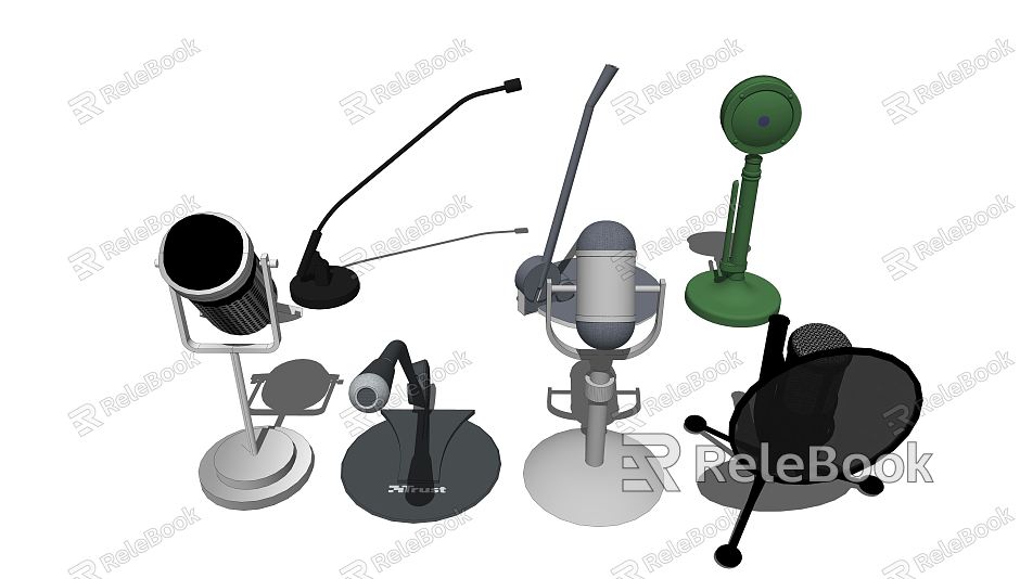 Modern Microphone Mike model