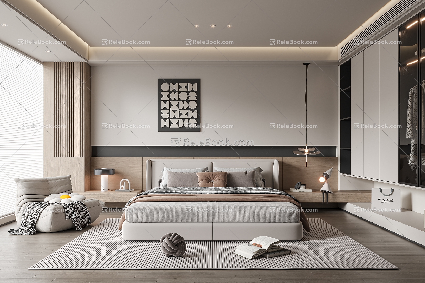 Modern Bedroom 3d model