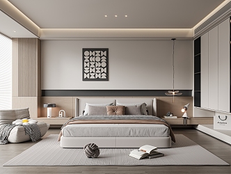 Modern Bedroom 3d model