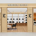 Rebecca Ciccio Boutique Interior With Display Shelves Black Bags And Wooden Design