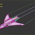 Modern Sleek Silver Airplane With Aerodynamic Design Flying In Sky With Contrails