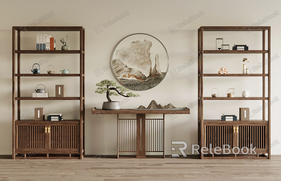 New Chinese Antique Rack model