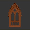 windows old windows old windows vintage windows antique windows classical windows vintage windows gatehouse 3d model