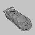 McLaren P1GTR Car 3d model