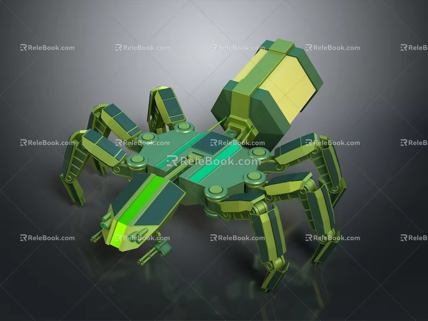 Mech tank mech insect mech spider crab machine crab mechanical crab mech crab 3d model