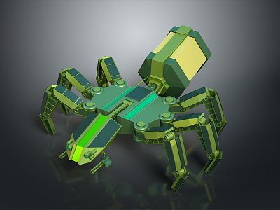 Mech tank mech insect mech spider crab machine crab mechanical crab mech crab model