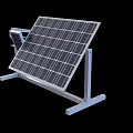 Public Solar Panel Facility With Stand Mounted Design For Outdoor Energy Supply 3d model
