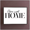 Framed Decorative Wall Art Featuring Handwritten Dream a Little Dream of Me