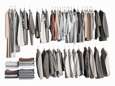 Modern clothes 3d model
