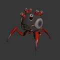 Modern Robot Machine Bomb Mechanical Bomb 3d model