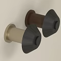 Modern Wall Mounted Hooks With Metal And Wooden Finishes For Home Decor