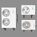 Air conditioner external air conditioner box external air conditioner 3d model