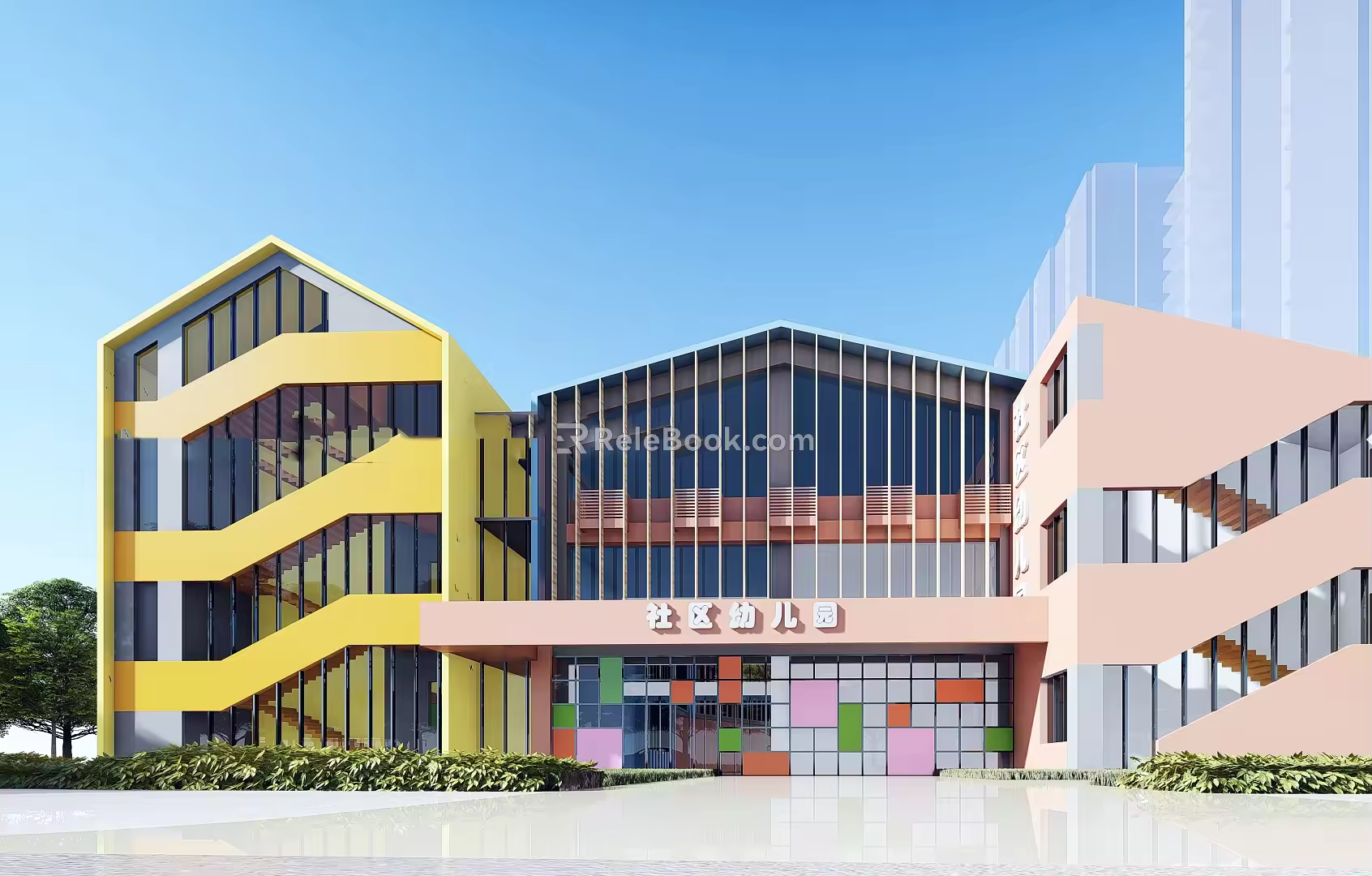 Poding Class 9 Community Kindergarten 3d model