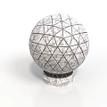 Anatomical Organ Structure With Hair Inspired Geometric Patterned Sphere