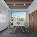 Kindergarten School Interior Design With Circular Layout Bookshelves And Colorful Activity Areas