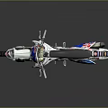 White Dirt Bike With Union Jack Design Off-Road Tires And Racing Details