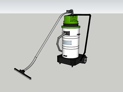 Powerful Portable Vacuum Cleaner With Long Handle And Movable Wheels For Home Use 3d model