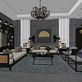 Modern Public Office Area With Wooden Furniture And Spacious Layout Design