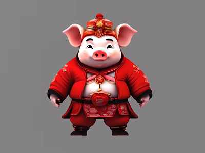 Pig Bajie 3d model